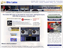 Tablet Screenshot of otsturntables.com